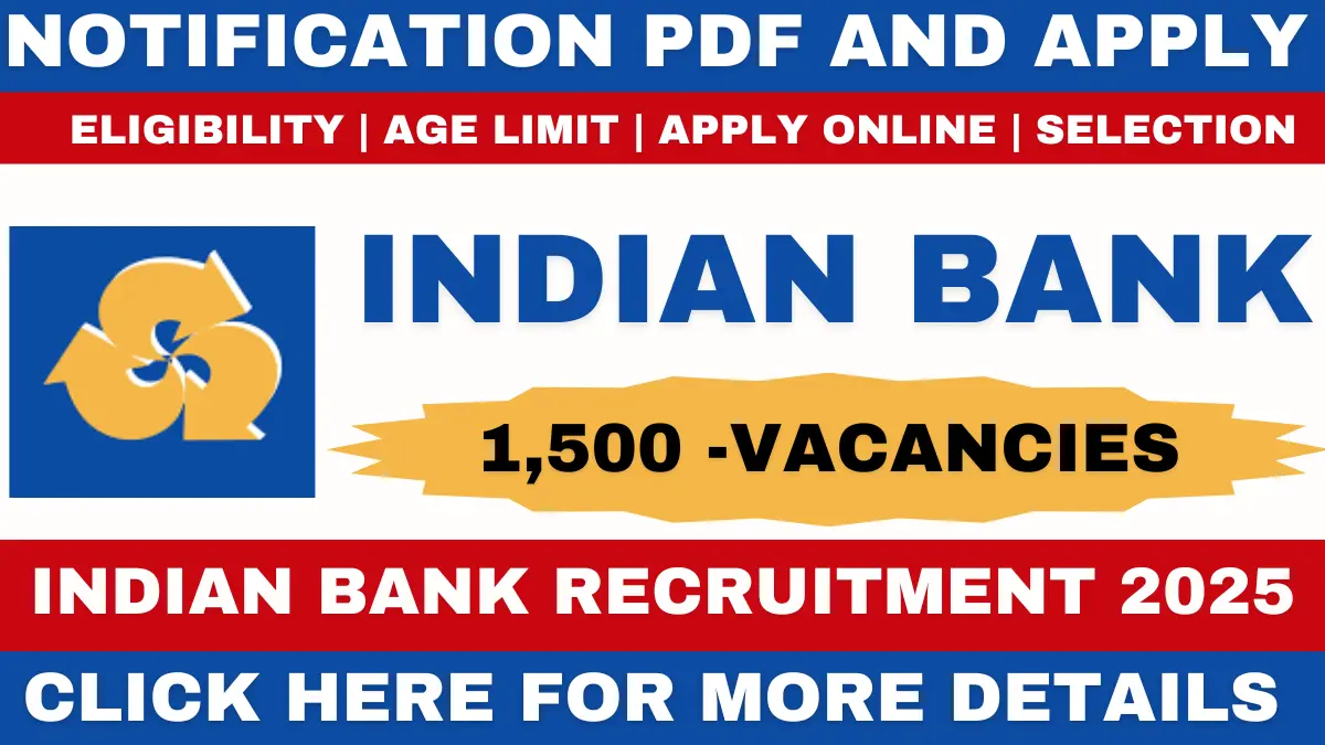 Indian Bank Recruitment 2025