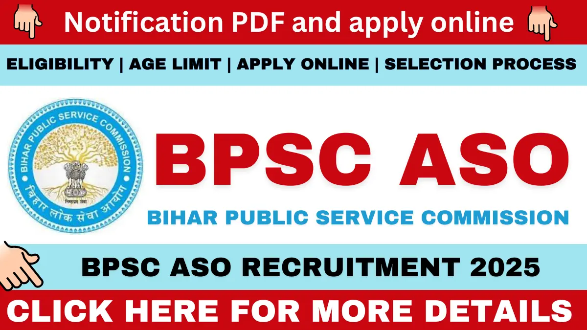 BPSC ASO Recruitment 2025