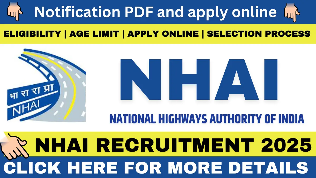 NHAI Recruitment 2025 -