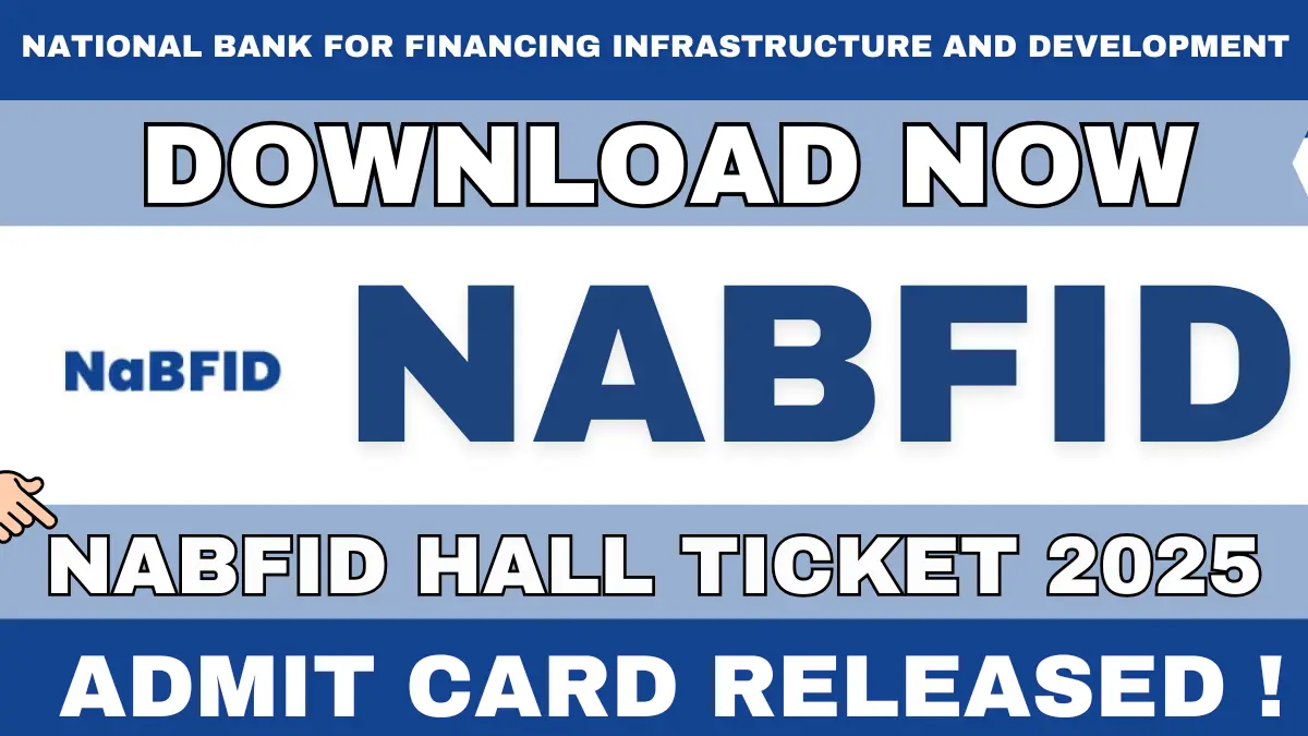 NaBFID Admit Card