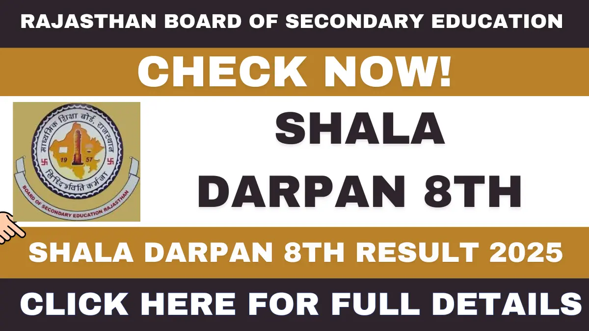 Shala Darpan 8th Result