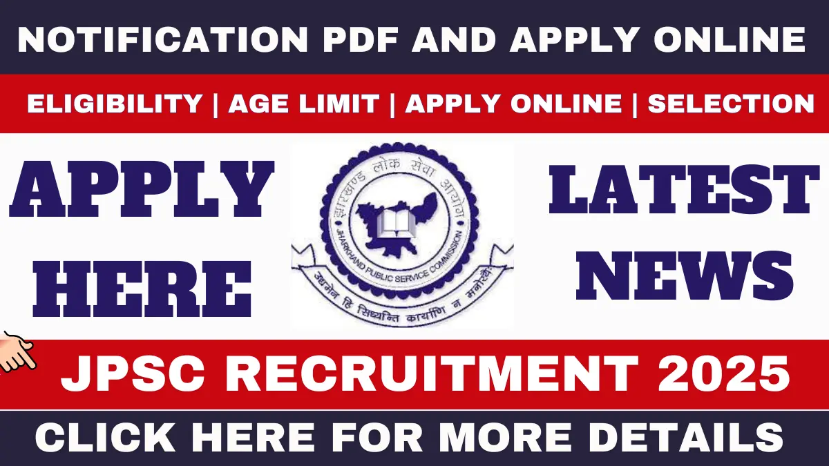 JPSC Recruitment 2025