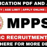 MPPSC Recruitment 2025