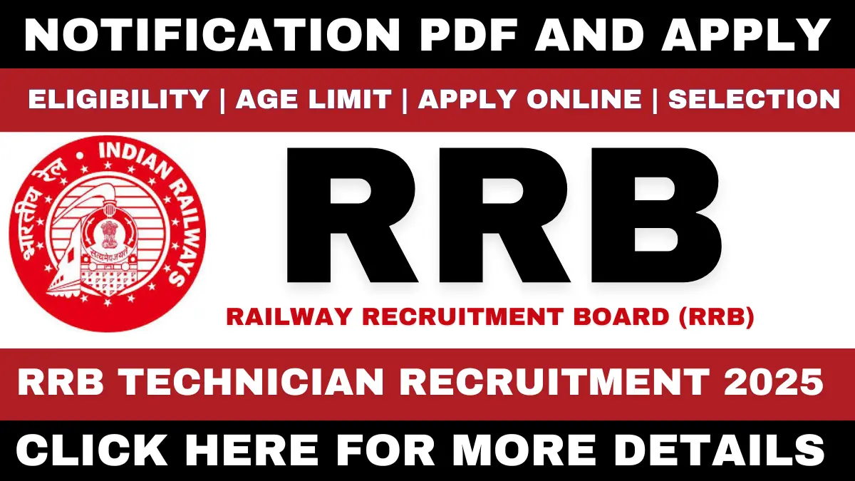 RRB Technician Recruitment 2025
