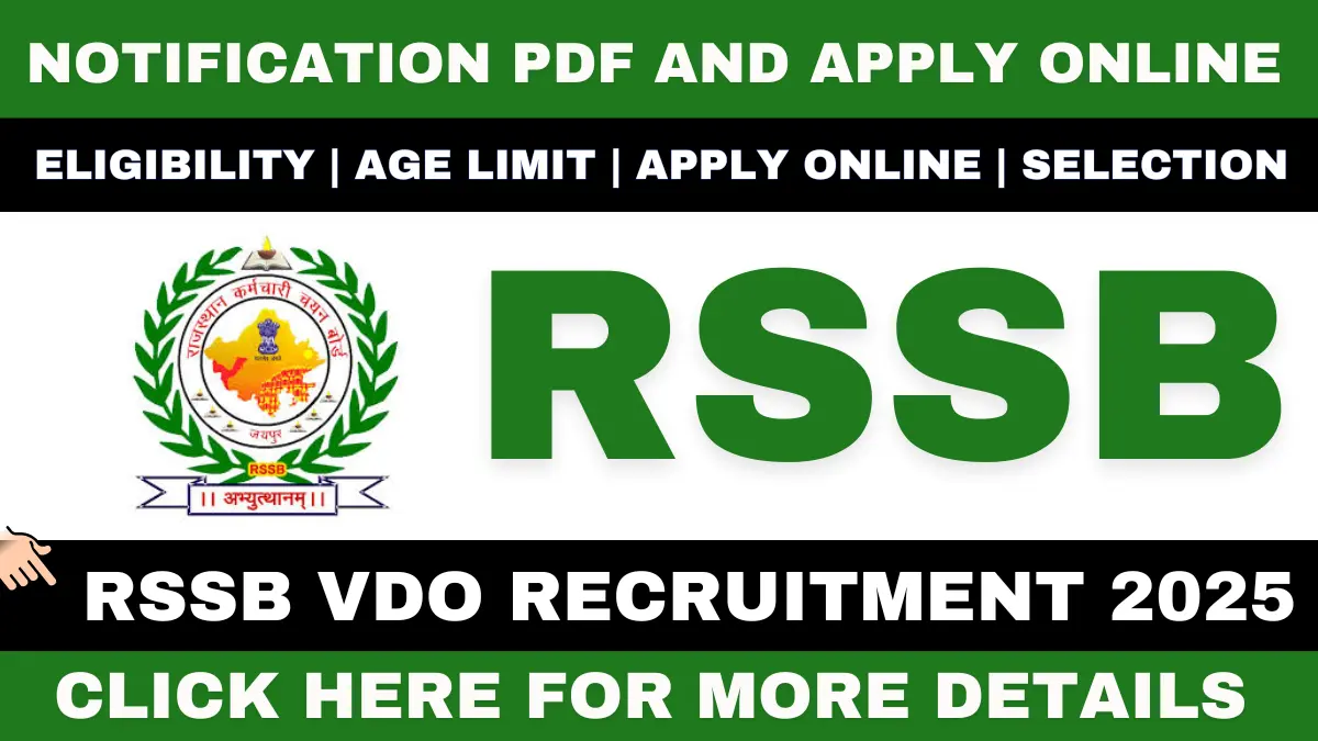 RSSB VDO Recruitment 2025