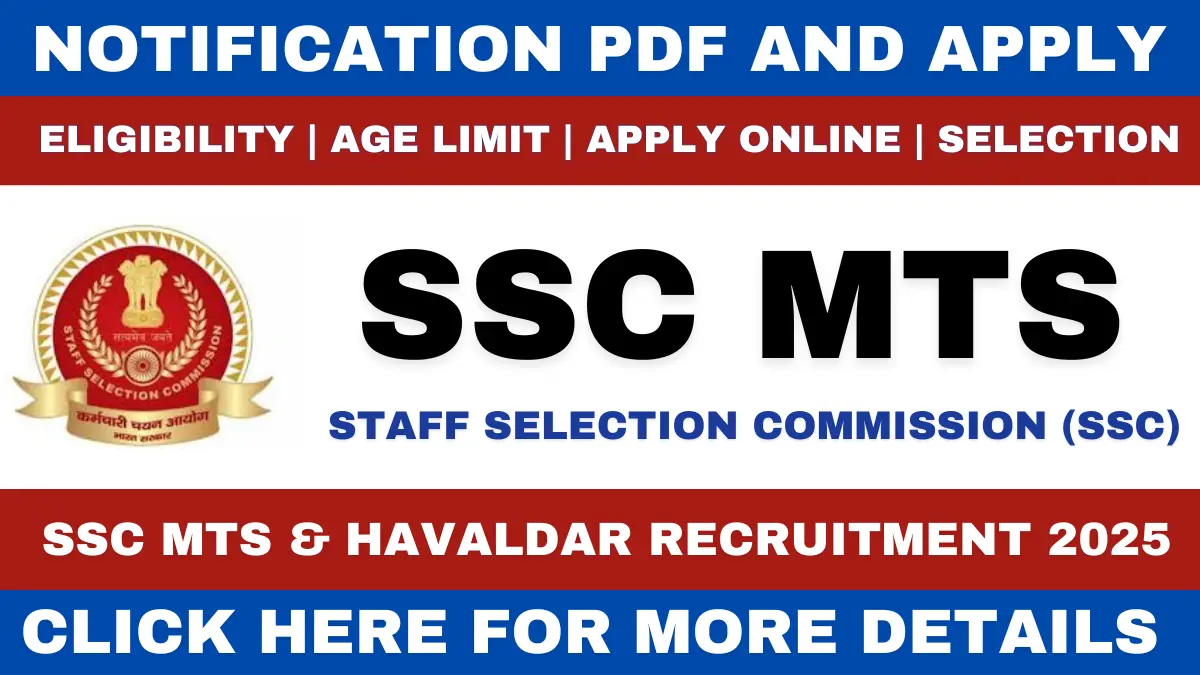 SSC MTS Recruitment 2025