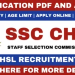 SSC CHSL Recruitment 2025