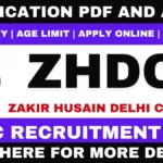 Zakir Husain Delhi College Recruitment 2025