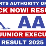 AAI Junior Executive Result 2025