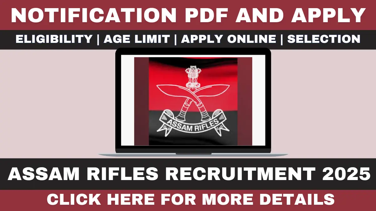 Assam Rifles Recruitment 2025