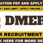 DMER Recruitment 2025
