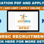 ISRO NRSC Recruitment 2025