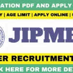 JIPMER Recruitment 2025