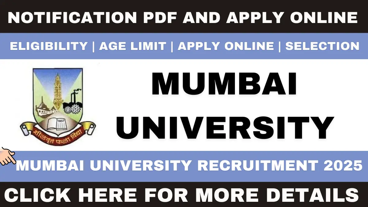 Mumbai University Recruitment