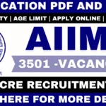 AIIMS CRE Recruitment 2025