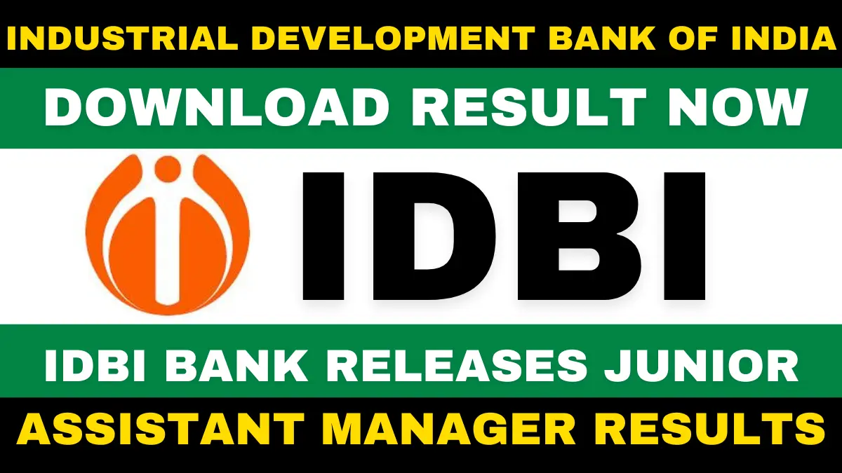 IDBI JAM Result 2025