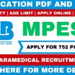 MPESB Paramedical Recruitment 2025