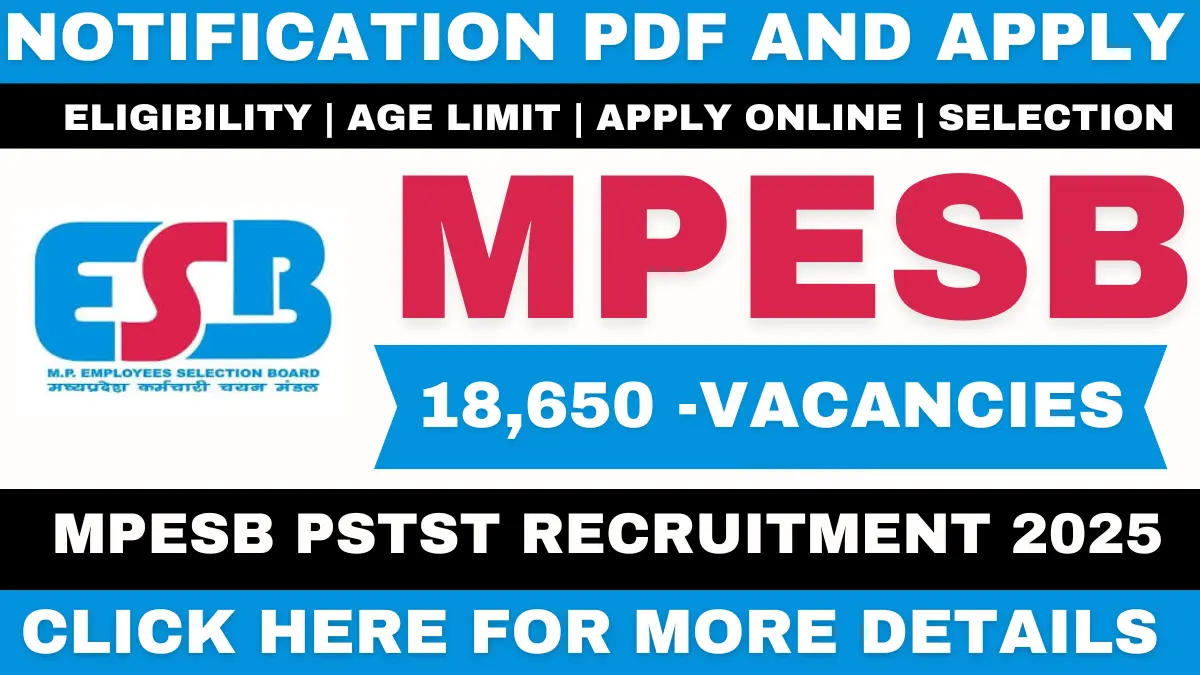 MPESB Recruitment 2025