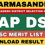AP DSC Merit List 2025