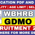 WBHRB GDMO Recruitment 2025