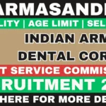 Indian Army Dental Corps Recruitment 2025