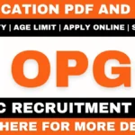 OPGC Recruitment 2025