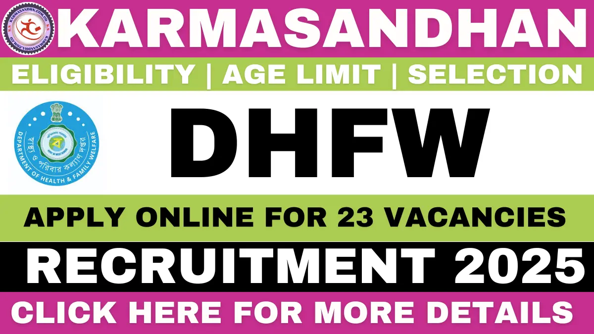 DHFW Recruitment 2025