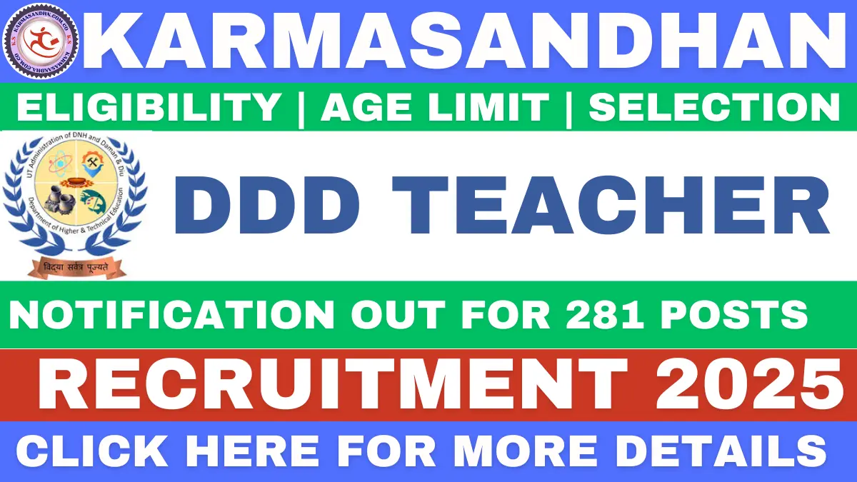 DDD Teacher Recruitment 2025