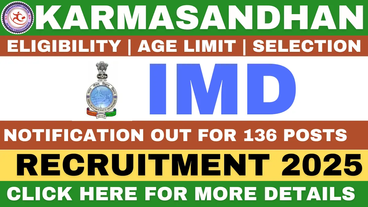 IMD Recruitment 2025