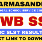 WBSSC SLST Result 2025