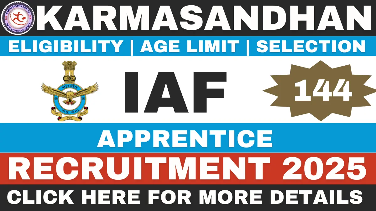 Indian Air Force Apprentice Recruitment 2025