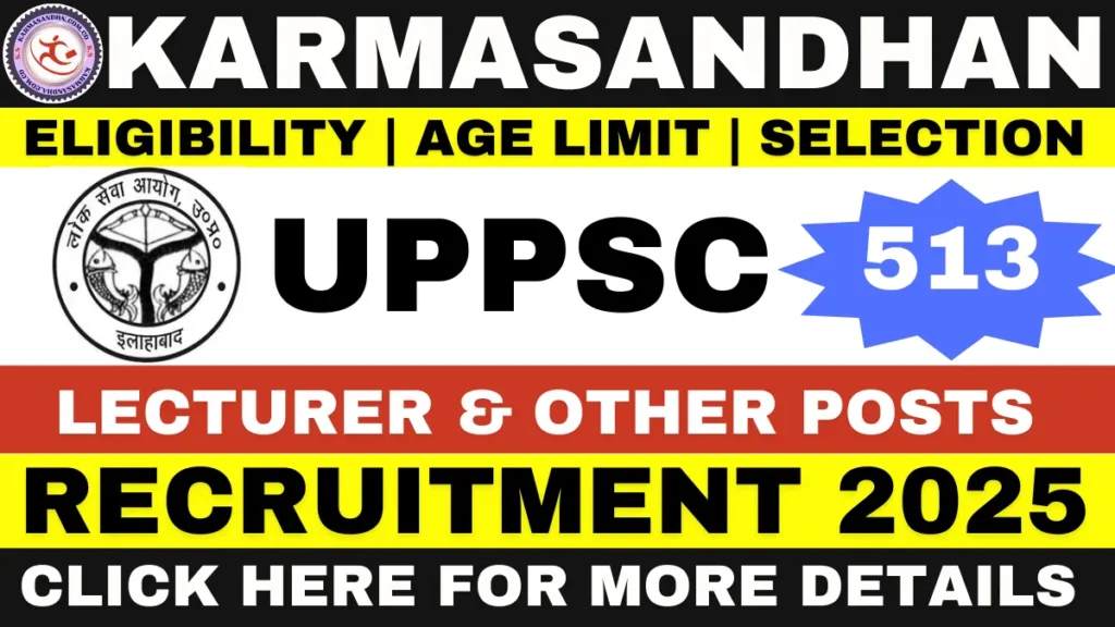 UPPSC Recruitment 2025