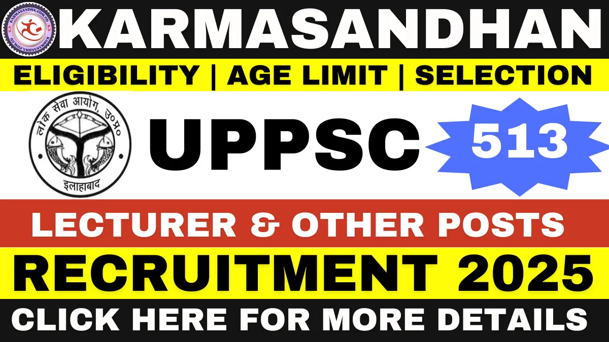 UPPSC Recruitment 2025