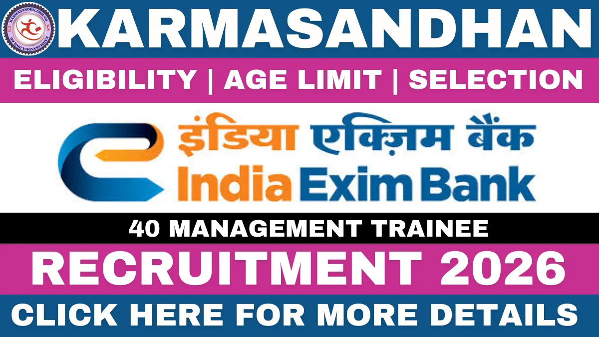 India Exim Bank MT Recruitment 2026