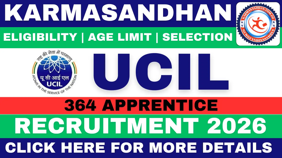 UCIL Apprentice Recruitment 2026