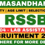 RSSB Lab Assistant Recruitment 2026