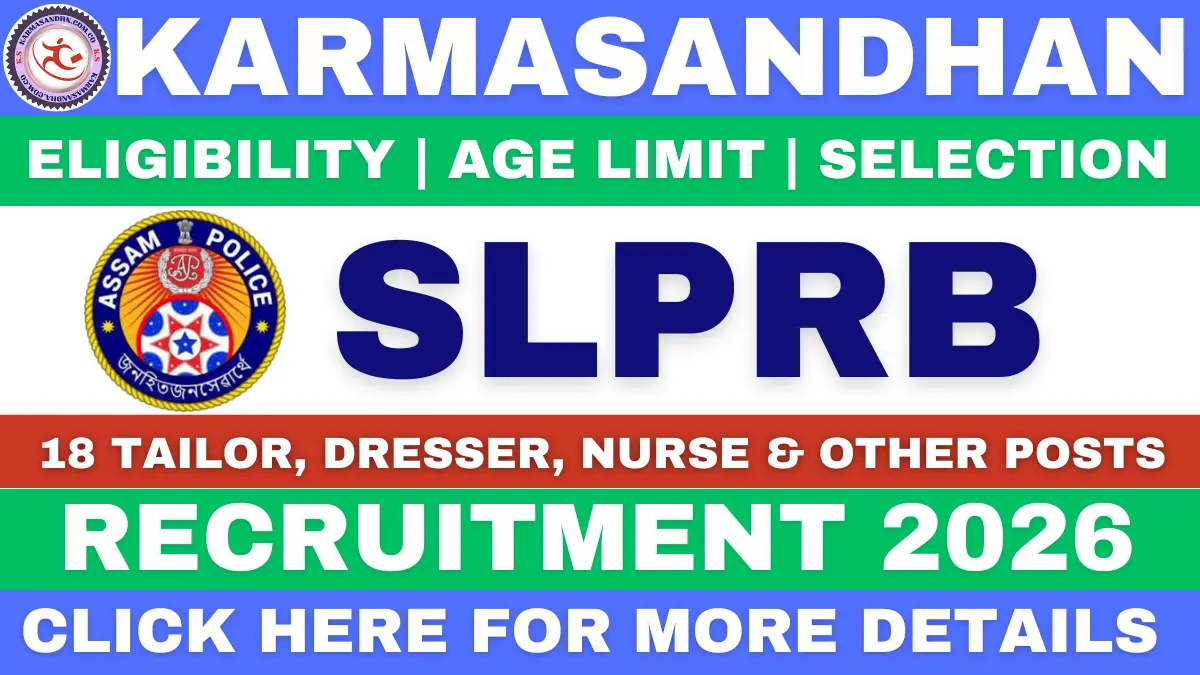 SLPRB Assam Recruitment 2026