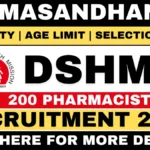 DSHM Delhi Pharmacist Recruitment 2026