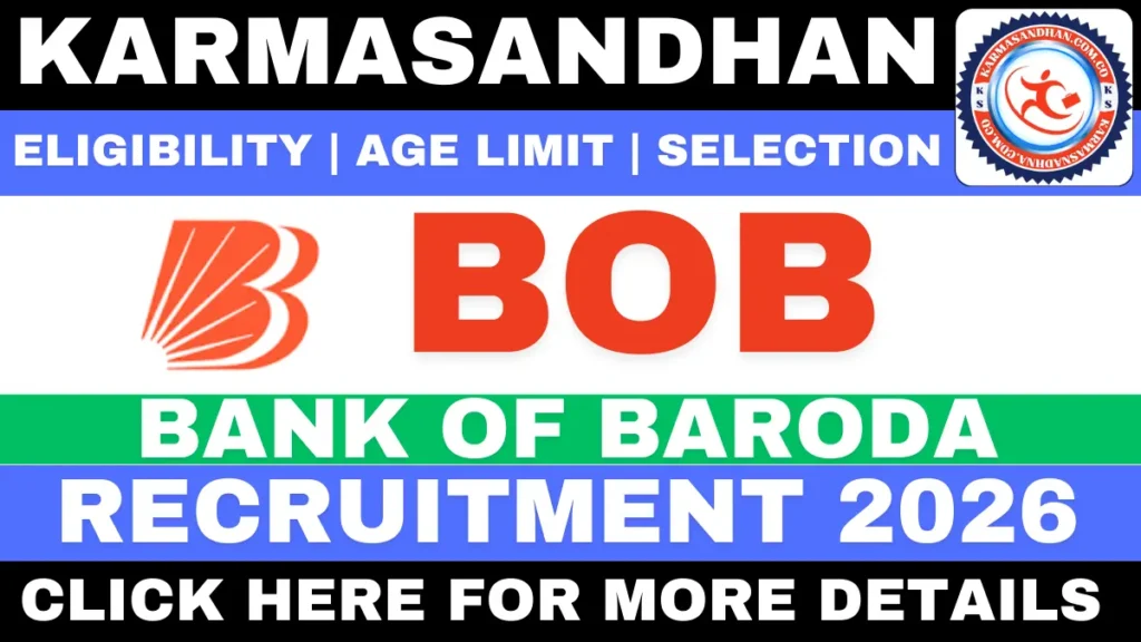 Bank of Baroda Recruitment 2026